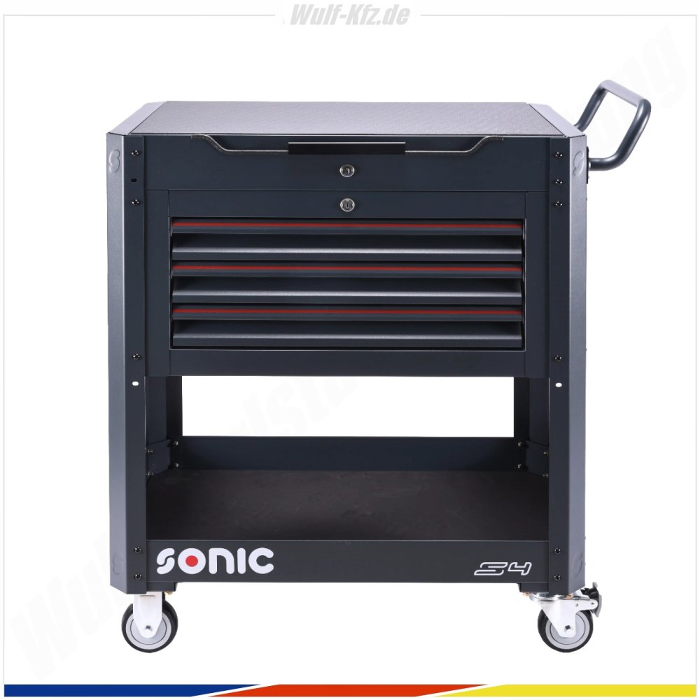 Sonic gefüllter Servicewagen NEXT S4 / 140-tlg.